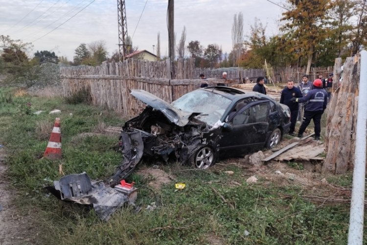 Amasya'da otomobil takla attı: 4 yaralı