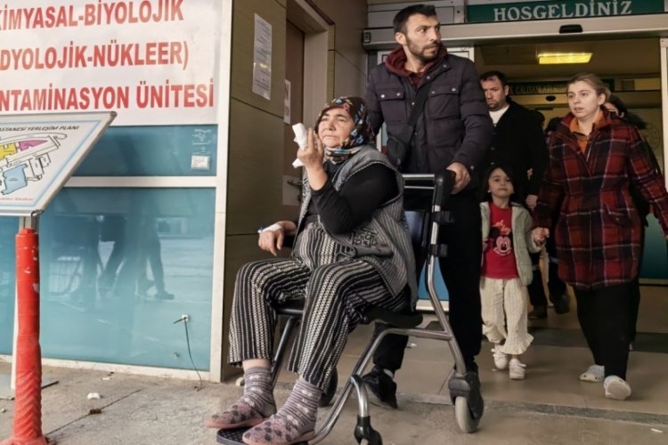 Bursa'da odun keserken motorlu testereyle parmağını kesti