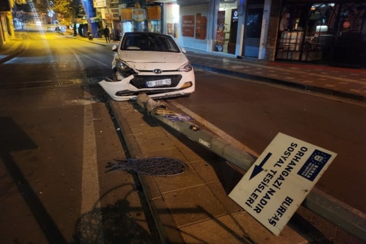 Bursa'da bir anlık dalgınlık kazaya neden oldu&nbsp;