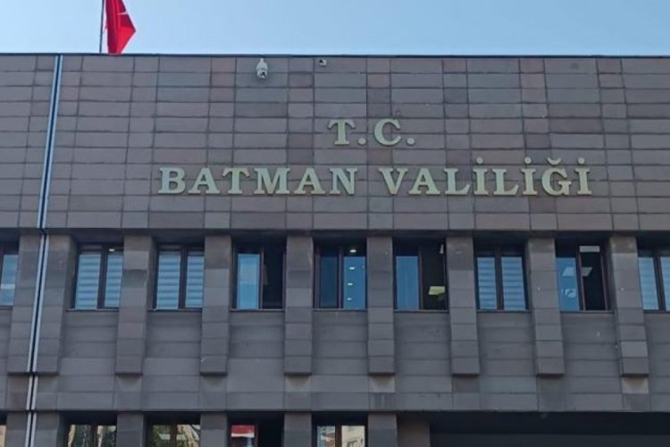 Valilik açıkladı: Batman'da 10 günlük eylem yasağı!