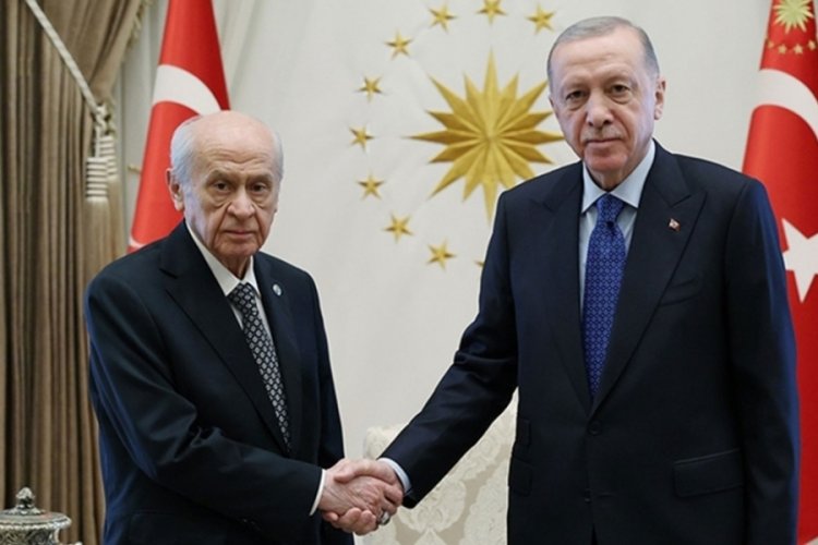 Cumhurbaşkanı Erdoğan MHP lideri Bahçeli görüşmesi başladı