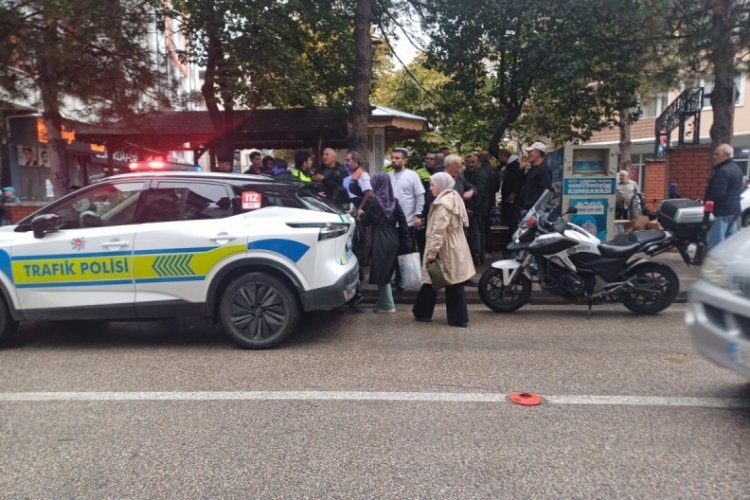 Bursa'da motosikletinin çekilmesine sinirlenen şahıs polise saldırdı!