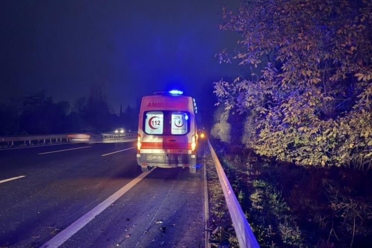 Sakarya'da otomobil şarampole yuvarlandı!