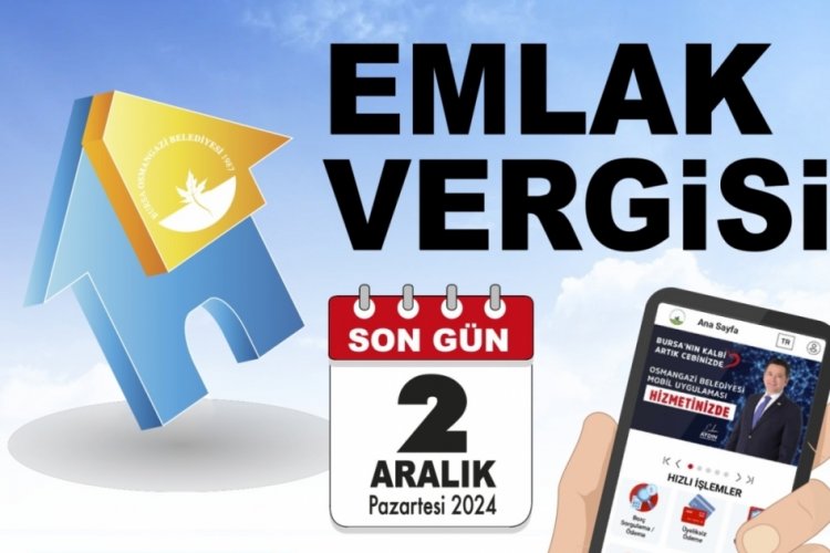 Osmangazi Belediyesi'nden vergi ödeme kolaylığı