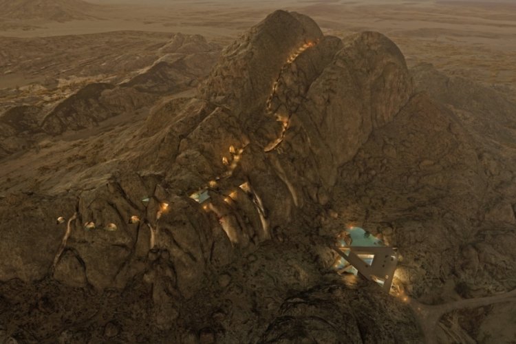 Arabistan'da dikkat &ccedil;eken proje: Desert Rock Resort!
