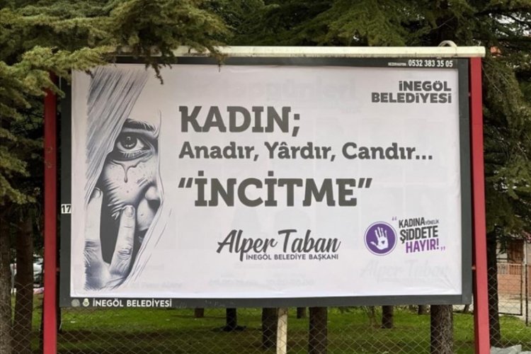 Bursa İneg&ouml;l'de kadına y&ouml;nelik şiddete karşı anlamlı etkinlik