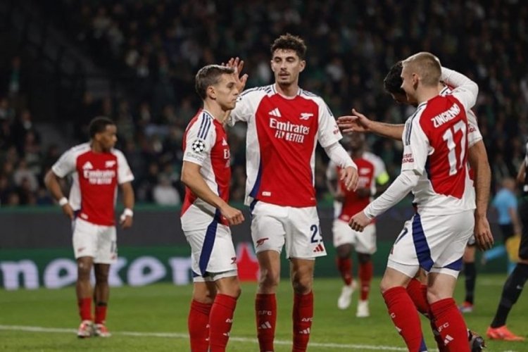 Arsenal Portekiz'de galip geldi
