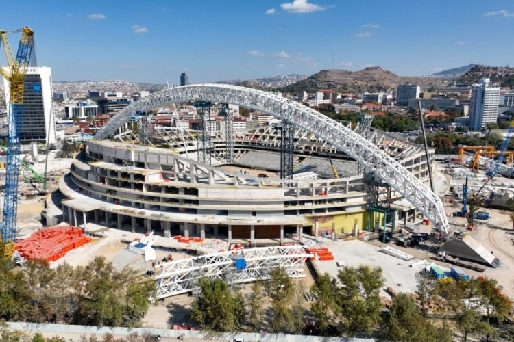 Ankara'nın yeni stadyum kompleksi hızla tamamlanıyor