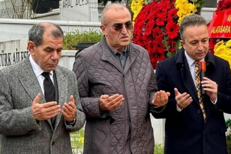Eski Galatasaray başkanı Mustafa Cengiz, kabrinin başında anıldı