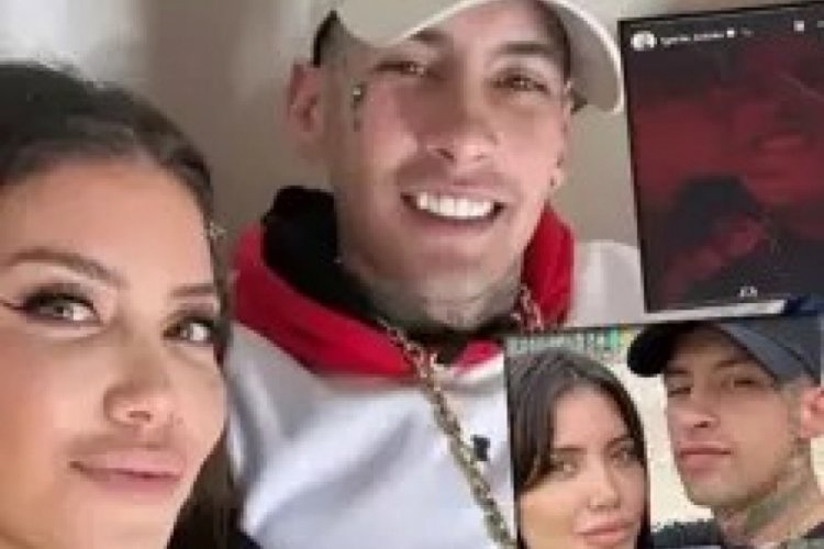 Wanda Nara 13 yaş k&uuml;&ccedil;&uuml;k sevgilisini &ouml;pmelere doyamadı