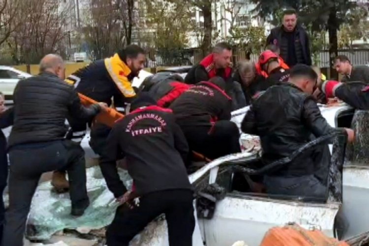 Kahramanmaraş'ta fırtınanın yıktığı duvarın altında kalan 1 kişi &ouml;ld&uuml;