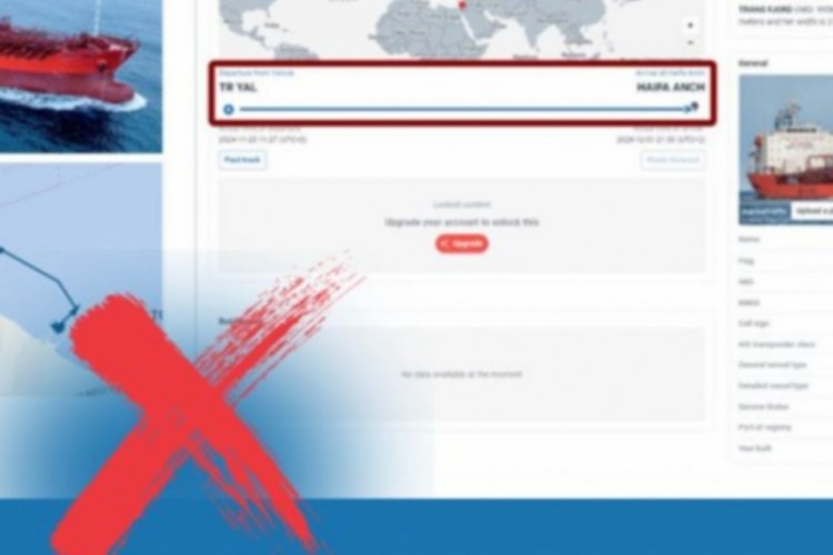 DMM sosyal medyada yayılan T&uuml;rkiye'den İsrail'e kimyasal taşındığı iddiasına a&ccedil;ıklık getirdi