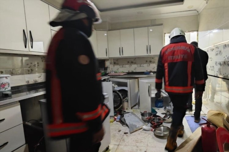 Şanlıurfa'da evde gaz sıkışması nedeniyle patlama oldu, 1 kişi yaralandı