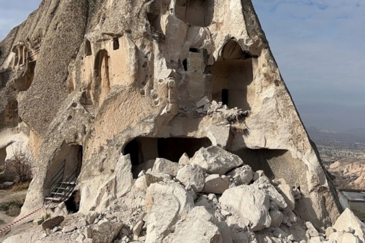 Milyonlarca yıllık peribacası b&ouml;yle &ccedil;&ouml;kt&uuml;