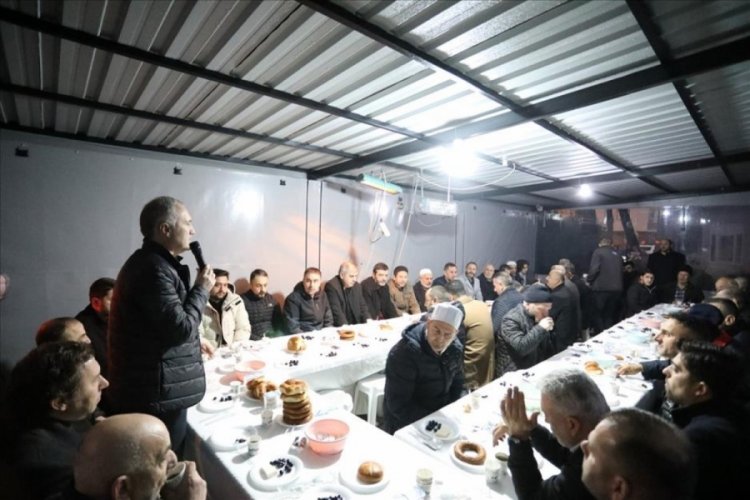 Bursa İneg&ouml;l'de Bereket Sofrası Mevlana Camiinde kuruldu