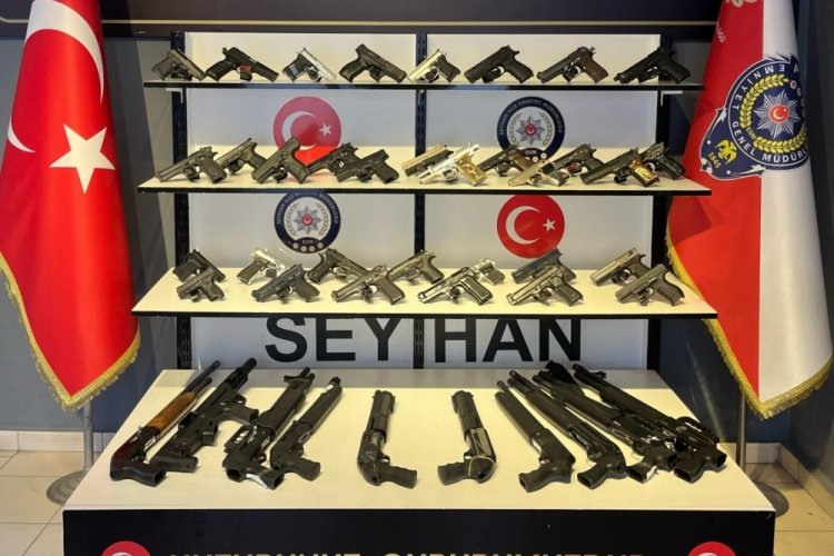 Adana'da 38 ruhsatsız silah ele ge&ccedil;irildi