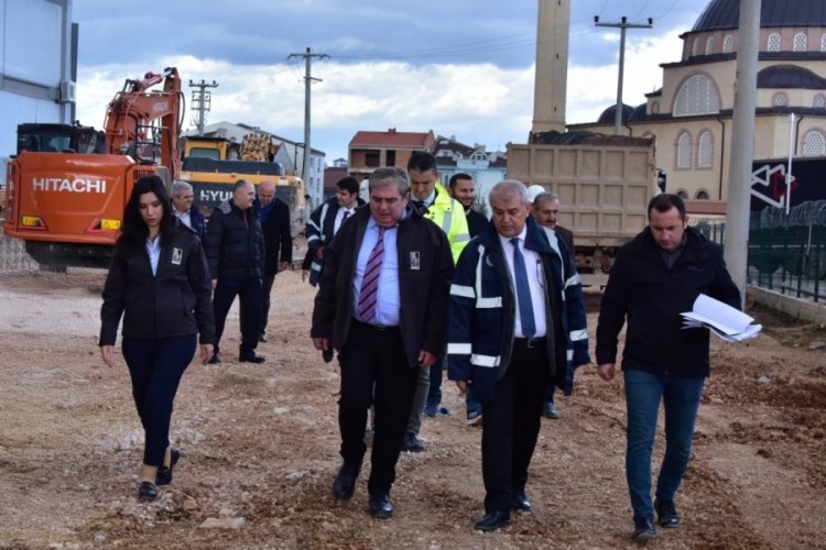 Bursa İneg&ouml;l'de altyapı ve &uuml;styapı &ccedil;alışmaları devam ediyor