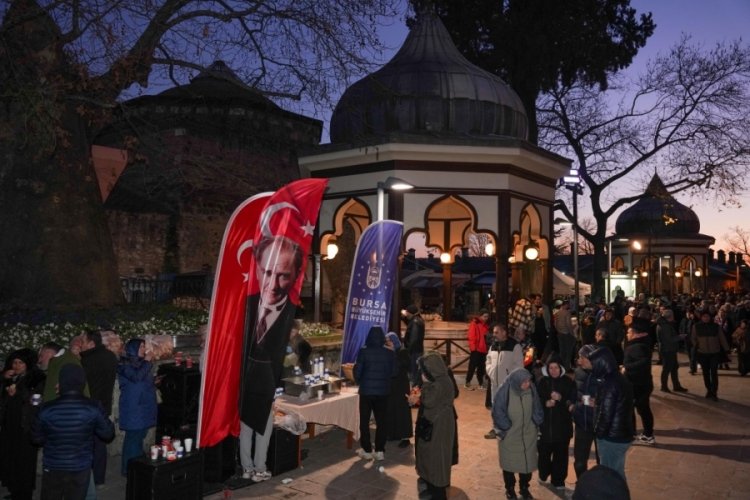 Bursa Büyükşehir'den yeni yılın ilk sabahında camilerde çorba ikramı