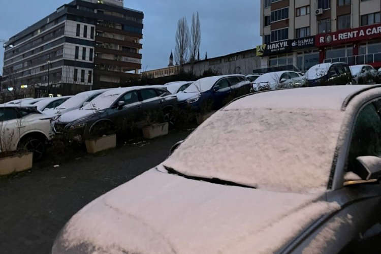 Bursa'da kar yağışı başladı