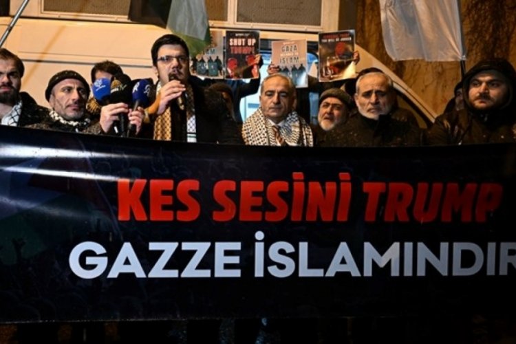 ABD İstanbul Başkonsolosluğu önünde protesto