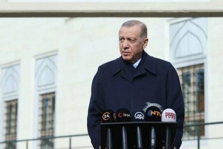 Cumhurbaşkanı Erdoğan, cuma namazını Hz. Ali Camisi'nde kıldı