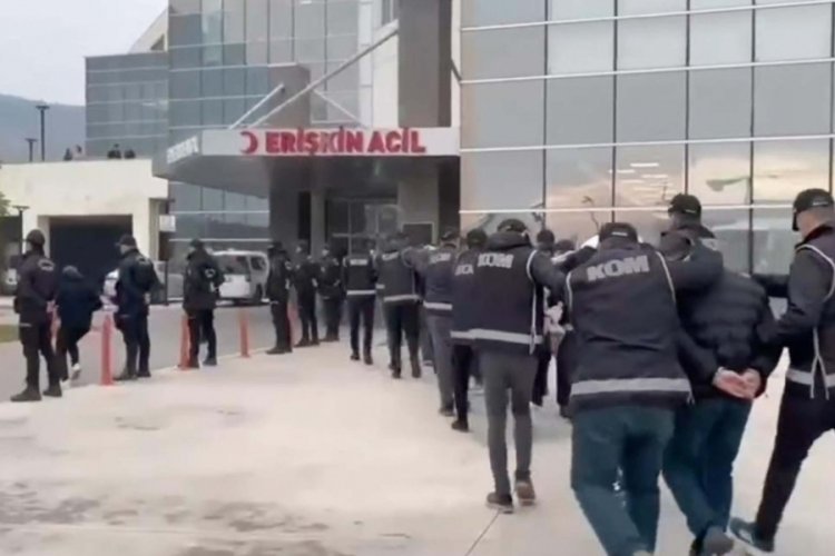 Manisa'da suç örgütü operasyonu: 10 tutuklama