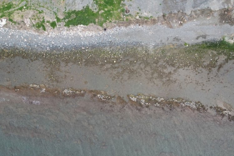 Hatay'da deniz 20 metre çekildi