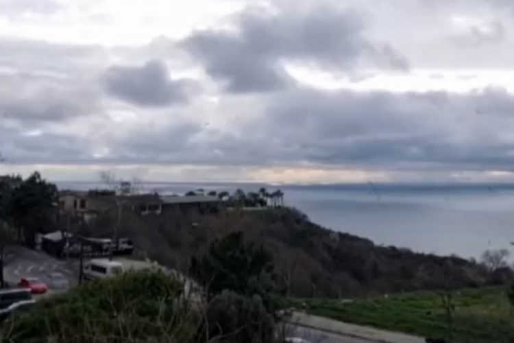 İstanbul'a kar böyle gelmiş