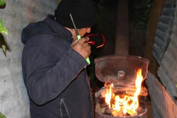 Sobalar yakıldı, zirai don nöbeti başladı