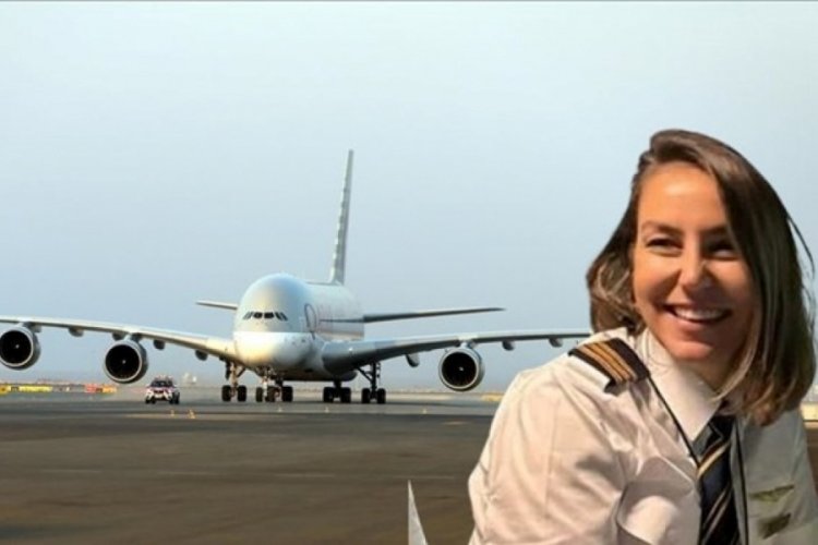 Dünyanın en büyük yolcu uçağına ilk Türk kadın kaptan pilot