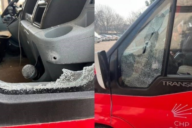 Balıkesir'de CHP aracına silahlı saldırı düzenlendi!
