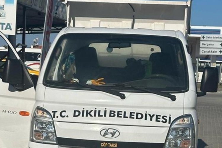 Çöp aracının plakası vatandaşlar tarafından tepki gördü!