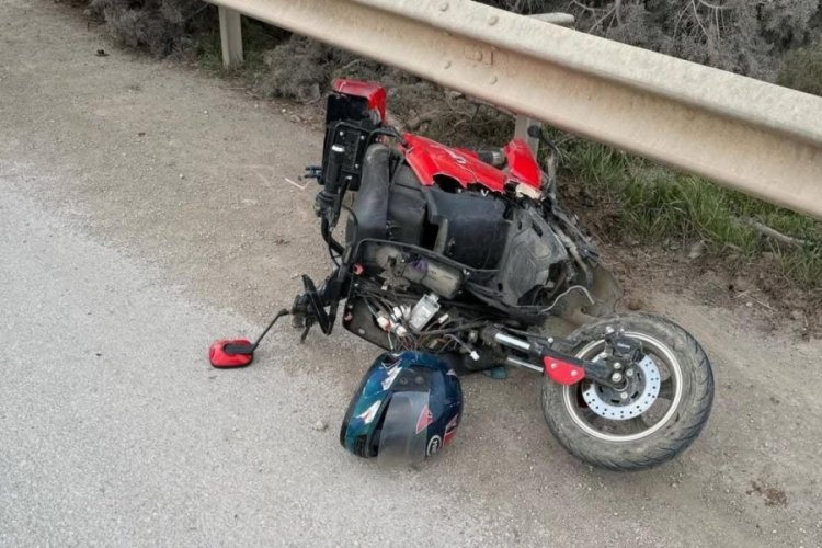 Bursa'da feci kaza! Elektrikli motosiklet sürücüsü hayatını kaybetti 