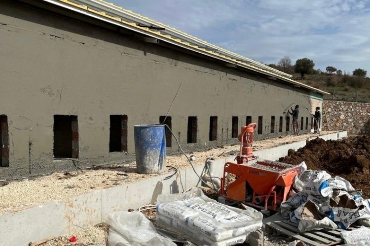 Bursa'da sokak hayvanları için modern yuva! Projede sona yaklaşıldı...