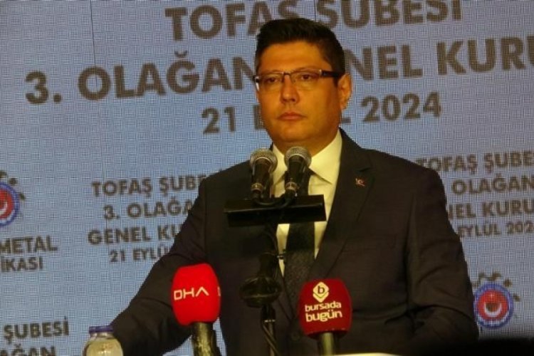 Türk Metal Sendikası Başkanı Altundağ, Bursa'da konuştu