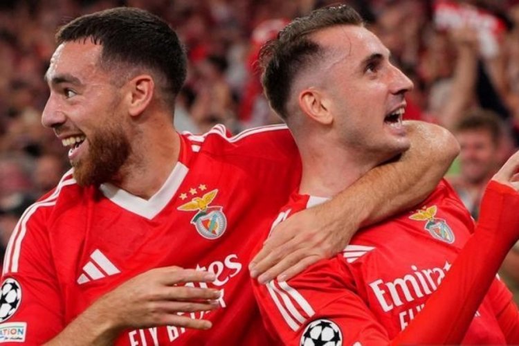 Benfica, Kerem Aktürkoğlu ve Orkun Kökçü'nün golleriyle kazandı!