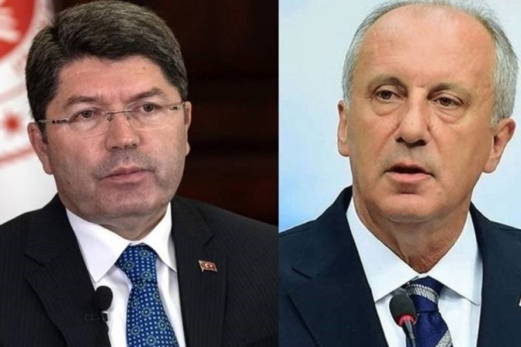 Muharrem İnce'den Adalet Bakanı Yılmaz Tunç'a tepki