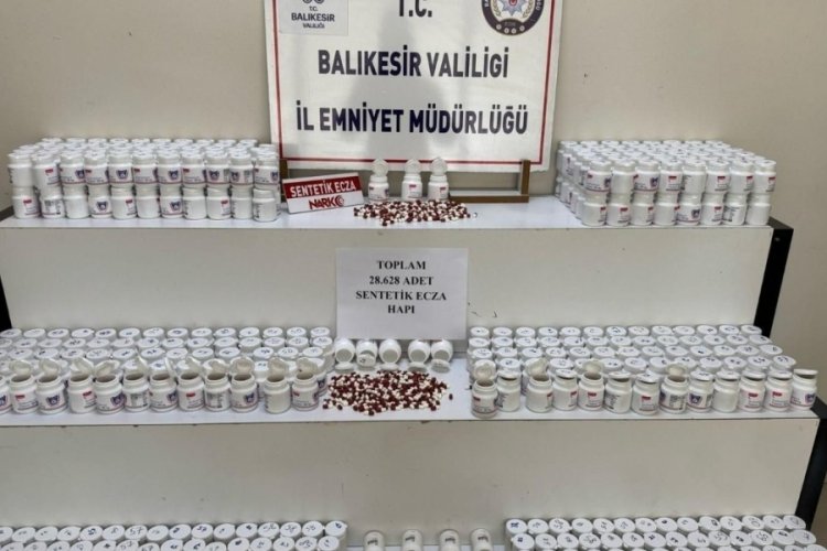 Balıkesir'de uyuşturucu operasyonu