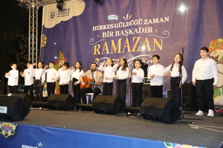 Bursalı çocuklardan Su Günü'ne özel konser