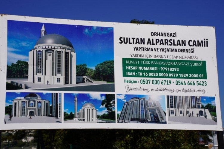 Bursa'da Sultan Alpaslan Camii için temel atma töreni yapıldı!