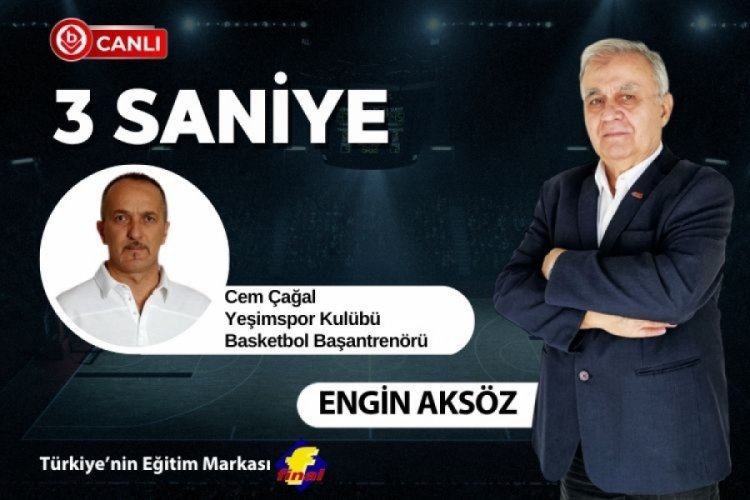 3 Saniye'nin konuğu Yeşimspor Kulübü Basketbol Başantrenörü Cem Çağal