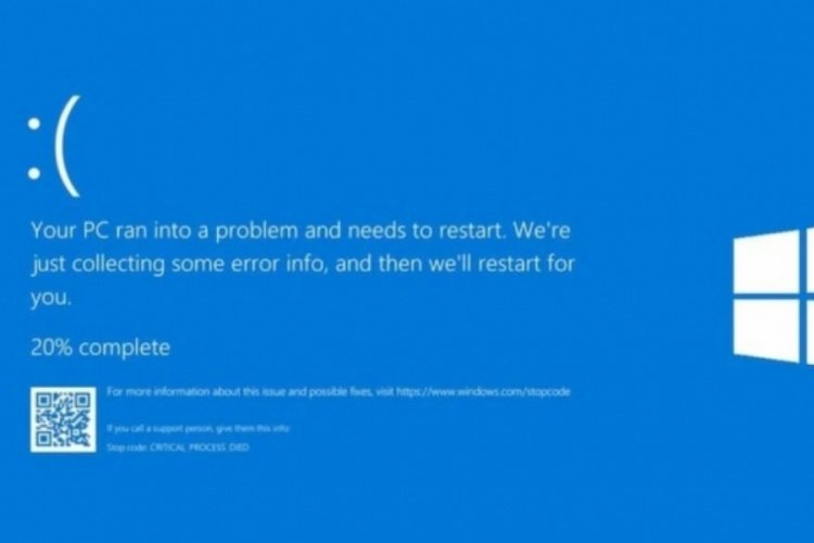 Windows'un meşhur mavi ekran hatası tarih oluyor