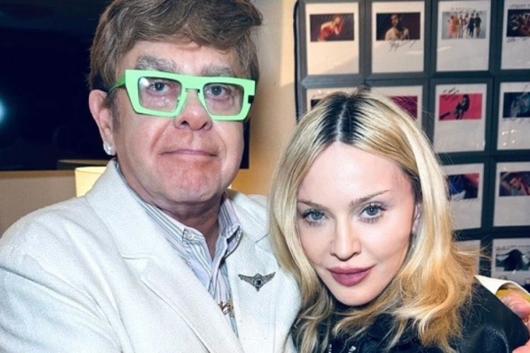 Madonna ile Elton John'un 11 yıllık küslüğü bitti