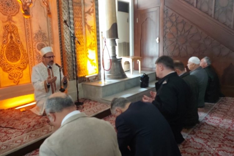 Bursa'da şehit polisler için hatim!