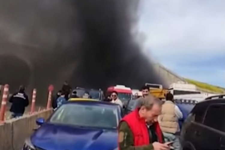 Sabiha Gökçen Havalimanı Tüneli'nde yangın!