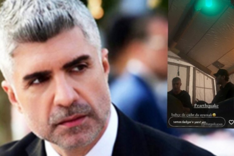 Özcan Deniz, deprem sonrası çadırlı önlem aldı