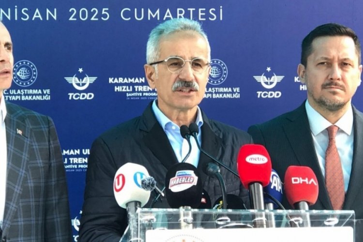 Bakan Uraloğlu: Hızlı tren hattı, uluslararası taşımacılığın kapısını aralayacak