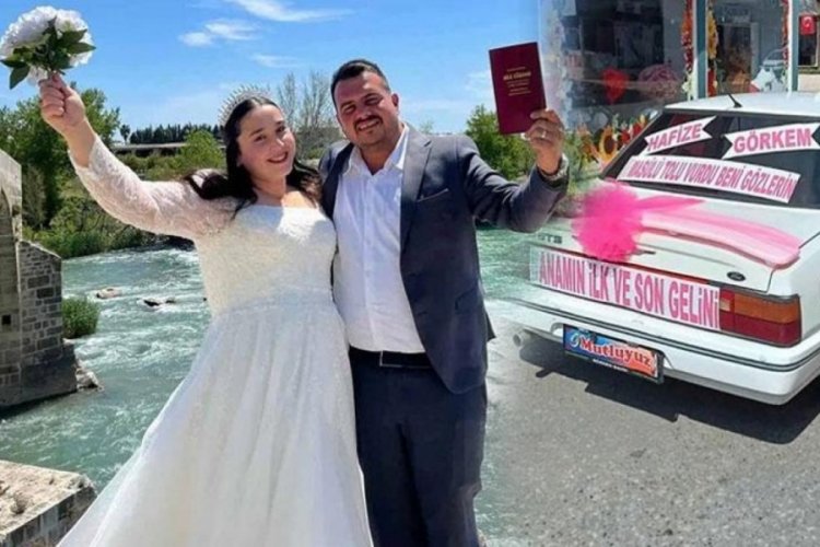 Gelin arabası yazısına bakan bir kere daha baktı!