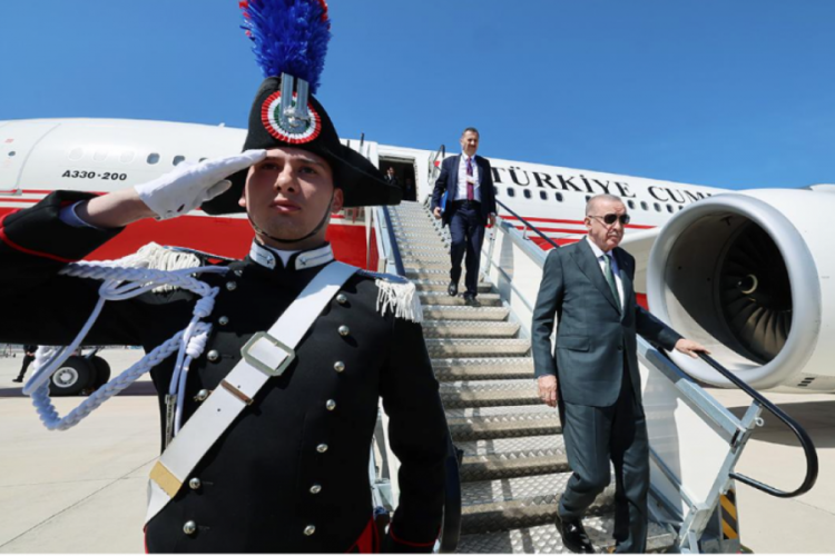 Cumhurbaşkanı Erdoğan İtalya'da