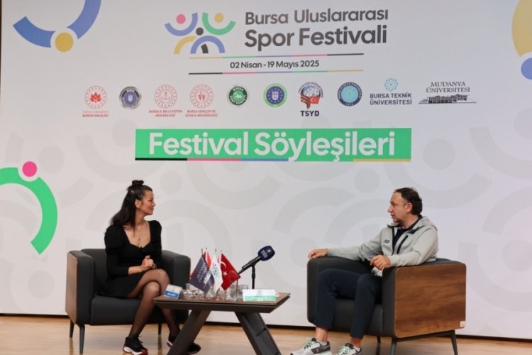 Orhun Ene spor söyleşilerinde gençlerle buluştu